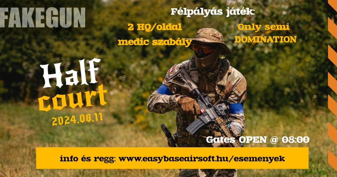 Half court - Airsoft Gameplay (only hungary)
