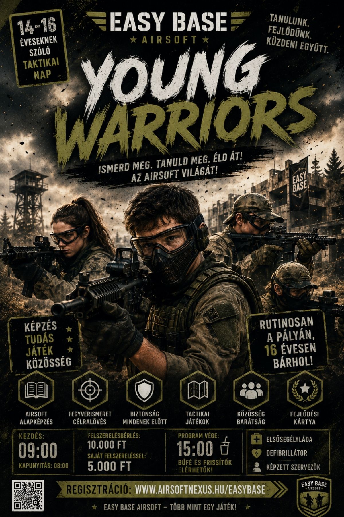 Airsoft és Taktikai nap 14-16 éves korosztálynak