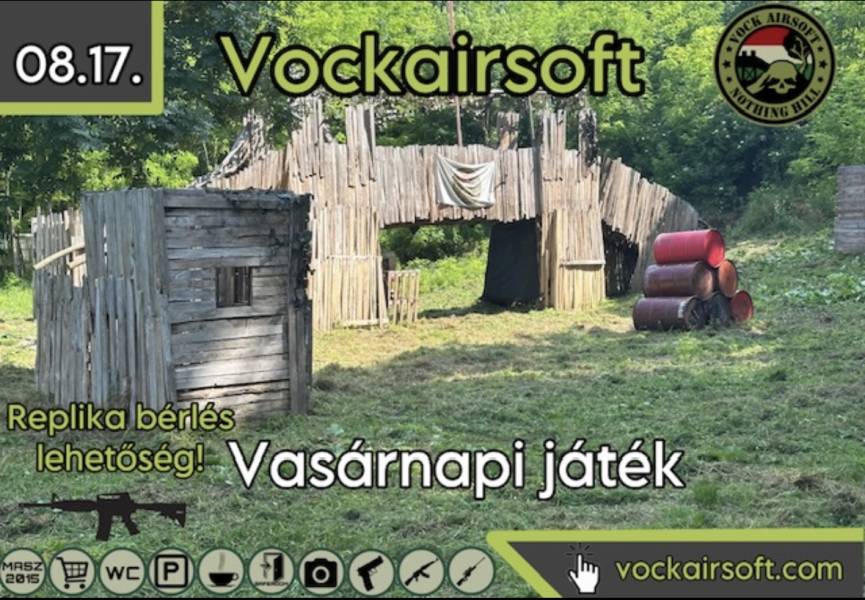 Tulajdonos születésnapi Vockairsoft feladatos játék