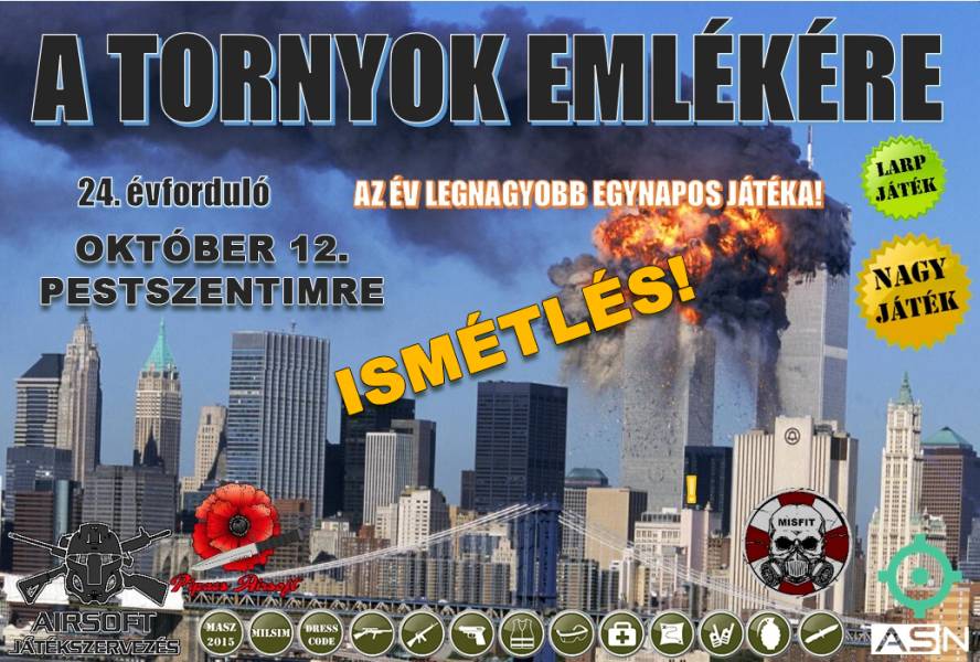 A tornyok emlékére /24. évforduló/ ISMÉTLÉS!