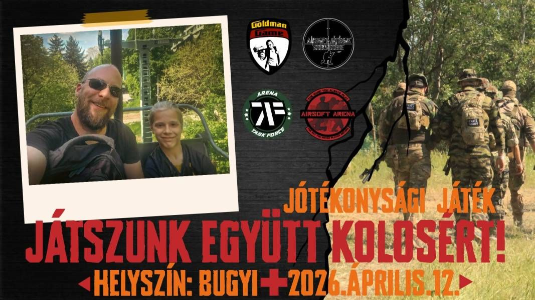 Játszunk együtt Kolosért! – Airsoft jótékonysági játék