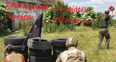 Zászlószerzős Airsoft játék a United Base Paprét pályán 10/16