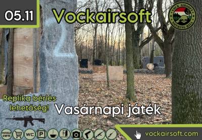 Szeszcsempészet Vockairsoft feladatos játék