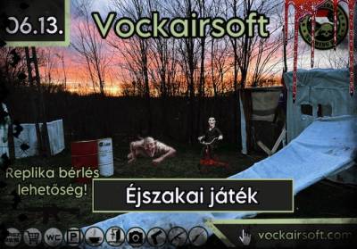 Kísért a 13-as Péntek esti éjszakai Vockairsoft feladatos játék